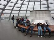 In der Kuppel des Bundestages